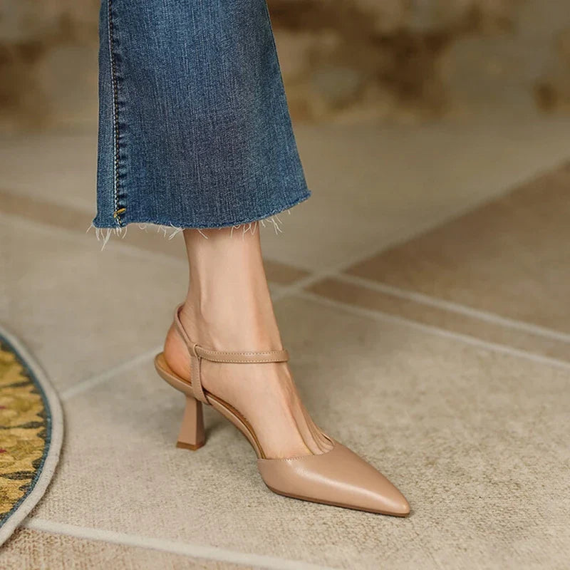 Deborah | Ankle Strap Pointed Heels