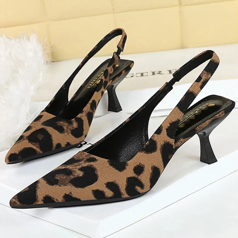Alondra | Pointed Toe Slingback Heels