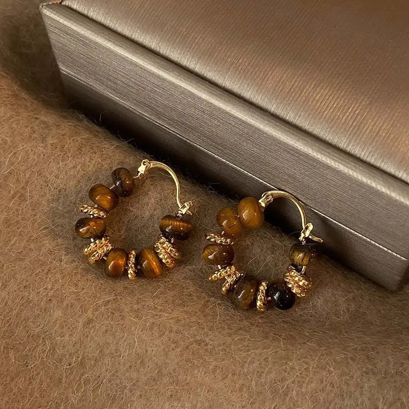 Marcia | Vintage U-Hoop Statement Earrings