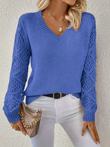 Margot | Cosy V-Neck Knit Pullover