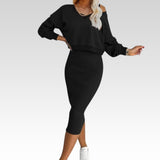 Misty | Long-Sleeve Two-Piece Knit Set