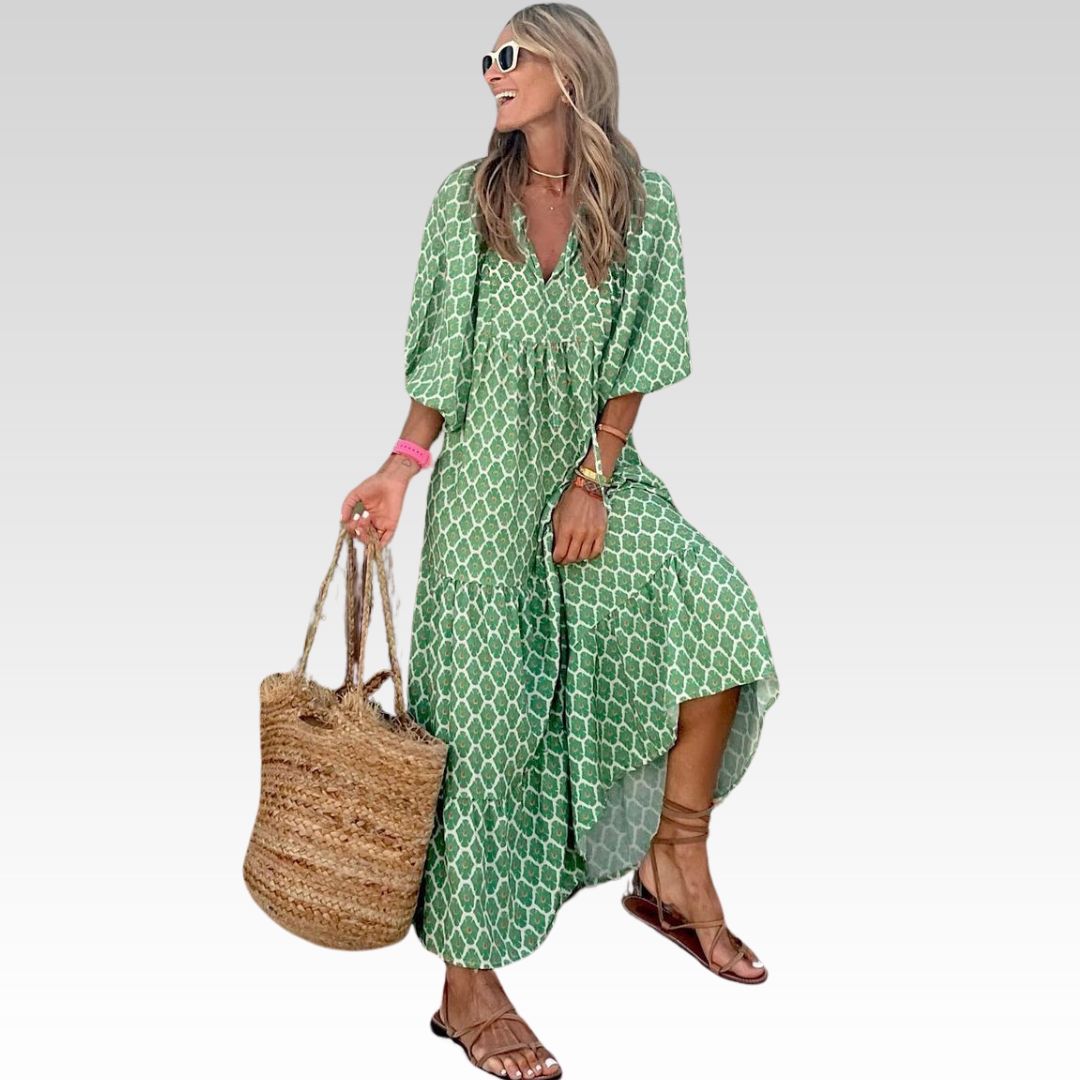 Viola | Flowy Boho Maxi Dress
