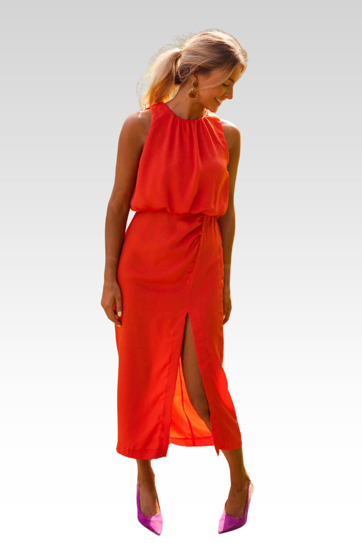 Honor | Elegant Sleeveless Midi Dress