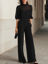 Ronica | Sheer Chiffon Three-Piece Set