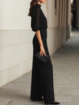 Ronica | Sheer Chiffon Three-Piece Set