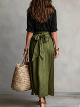 Juliana | Tie-Waist Midi Set