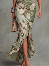 Josslyn | Floral Wrap Midi Dress