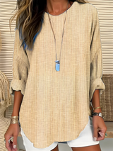 Pira | Striped Long-Sleeve Blouse