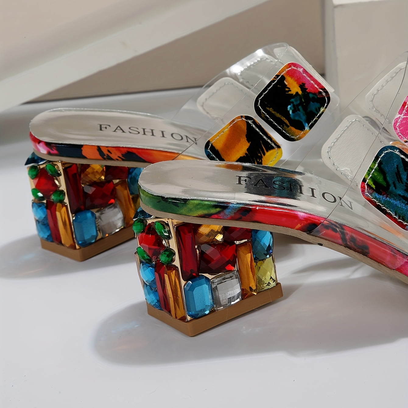Edna | Bold Color-Block Comfort Sandals