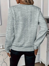 Céleste | Elegant Quarter-Zip Knit Sweater