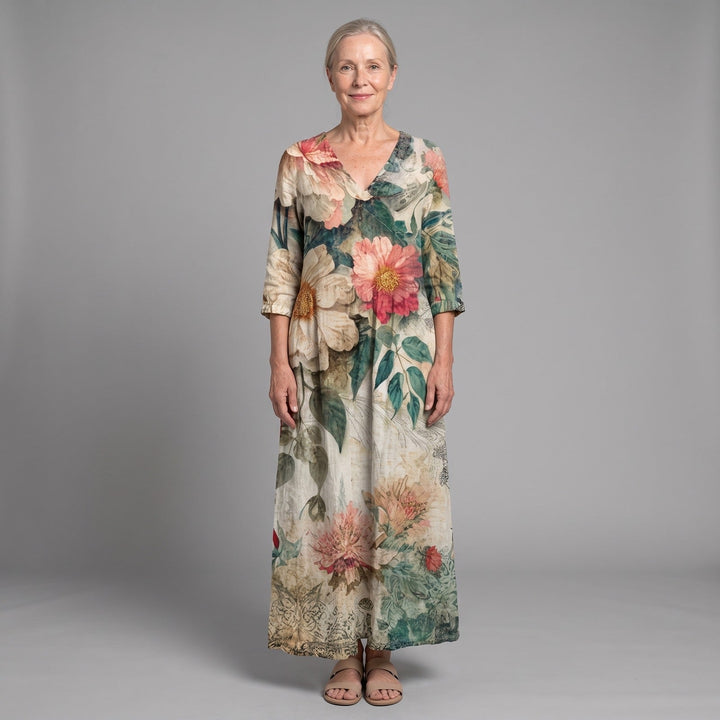 Carmel | Floral Summer Midi Dress