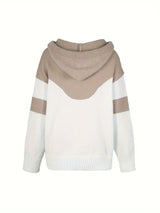 Céleste | Dual-Tone Cosy Relaxed Hoodie