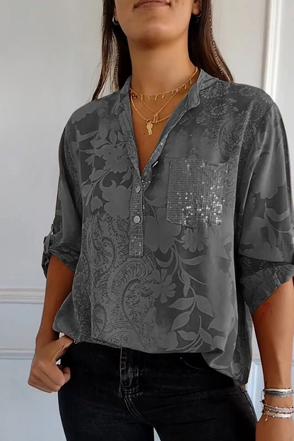 Carys | Elegant Sequin Top