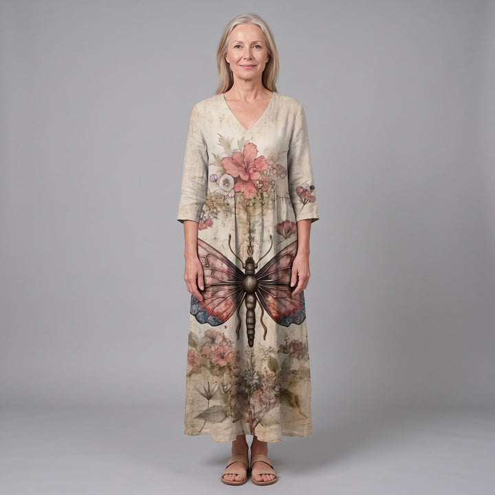 Dawn | Floral Summer Midi Dress