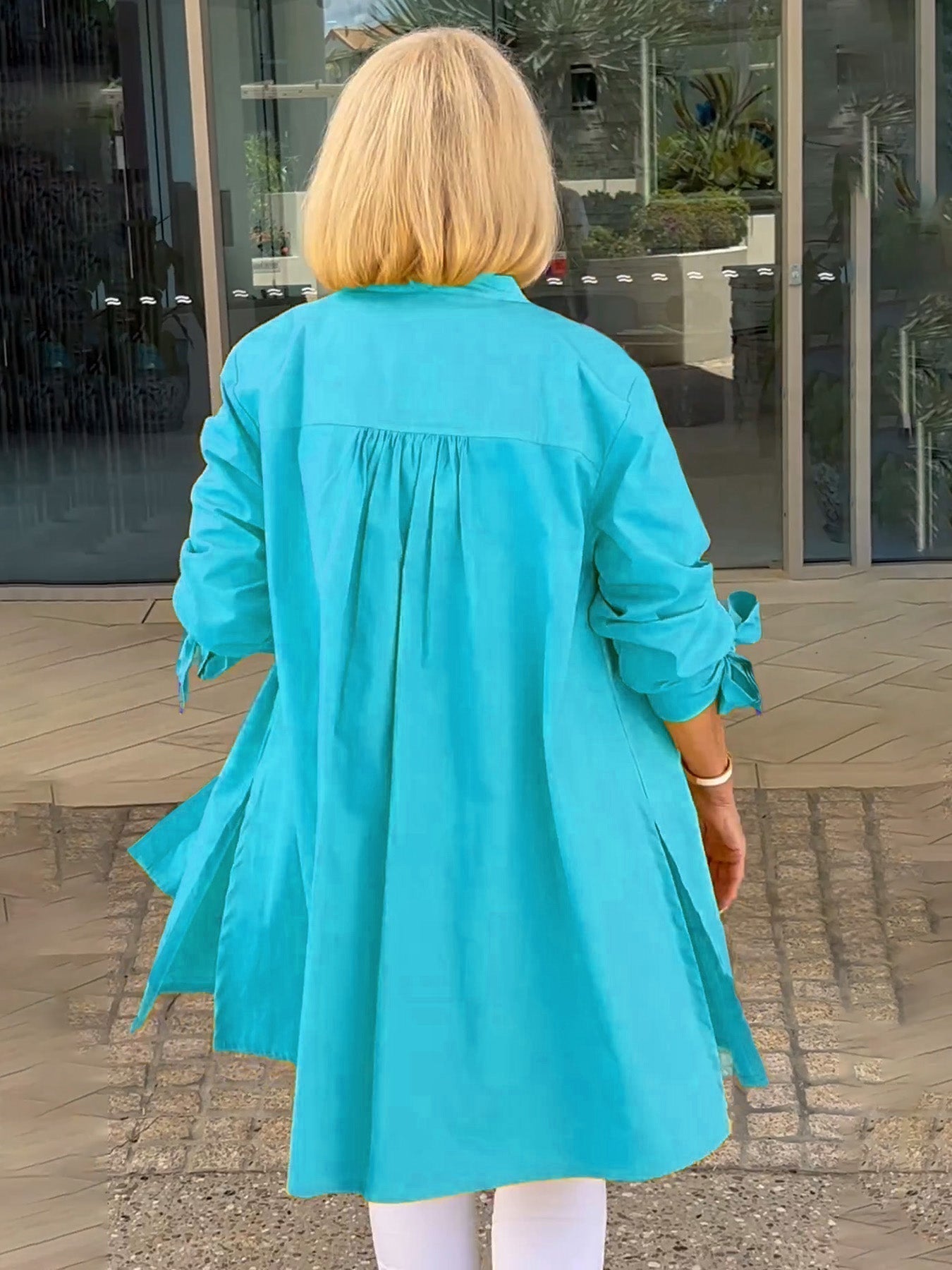 Célina | Classy Long Shirt Jacket