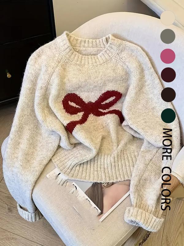 Céleste | Elegant Bow Knit Sweater