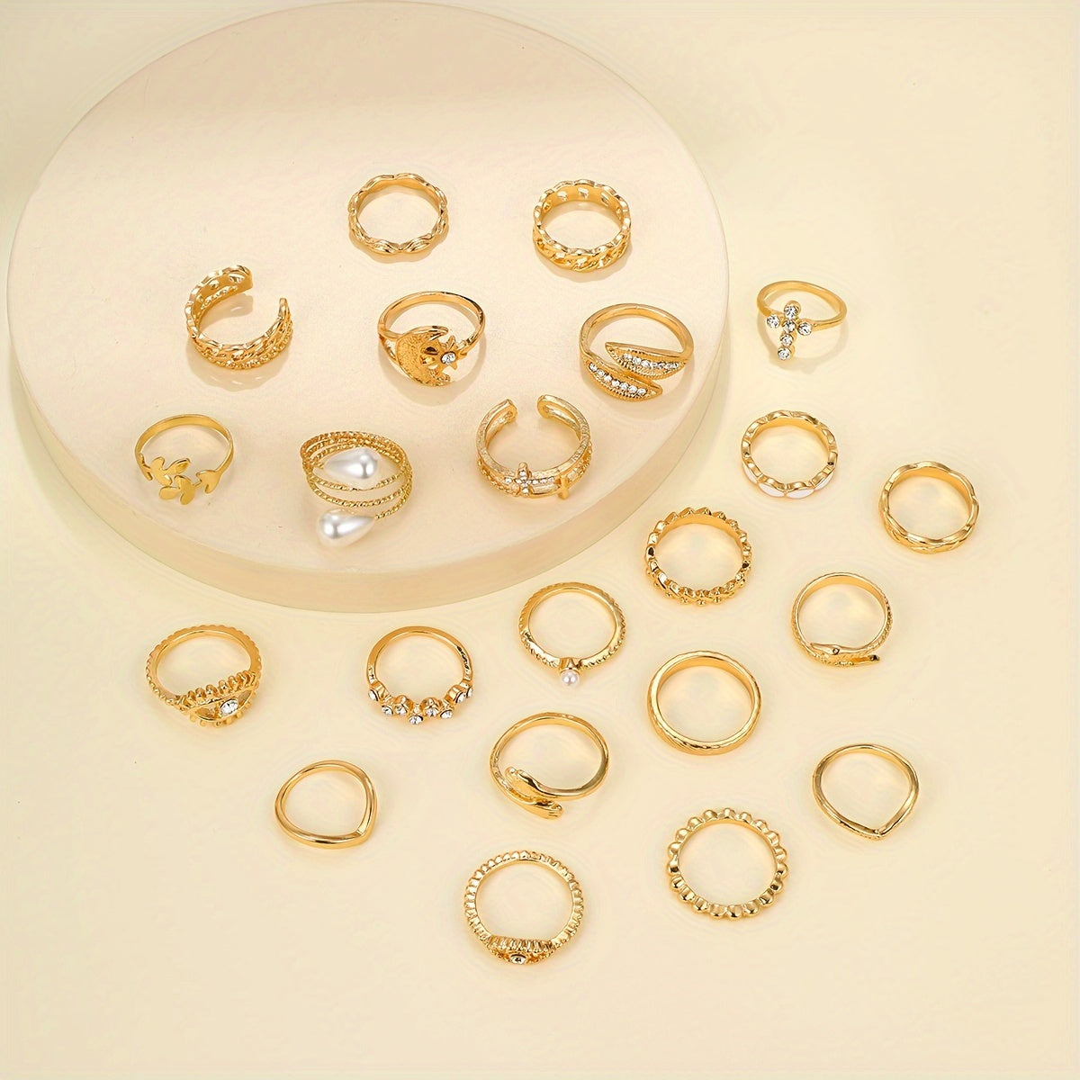 Xochitl | Vintage Stacked Ring Set