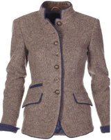Vivienne | Tailored Tweed Button-Front Jacket