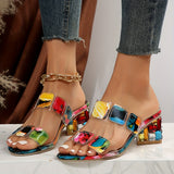 Edna | Bold Color-Block Comfort Sandals