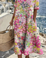 Essie | Floral Print Maxi Dress