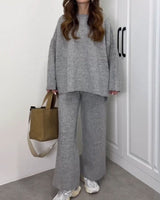 Camille | Cozy Crewneck Two-Piece Set