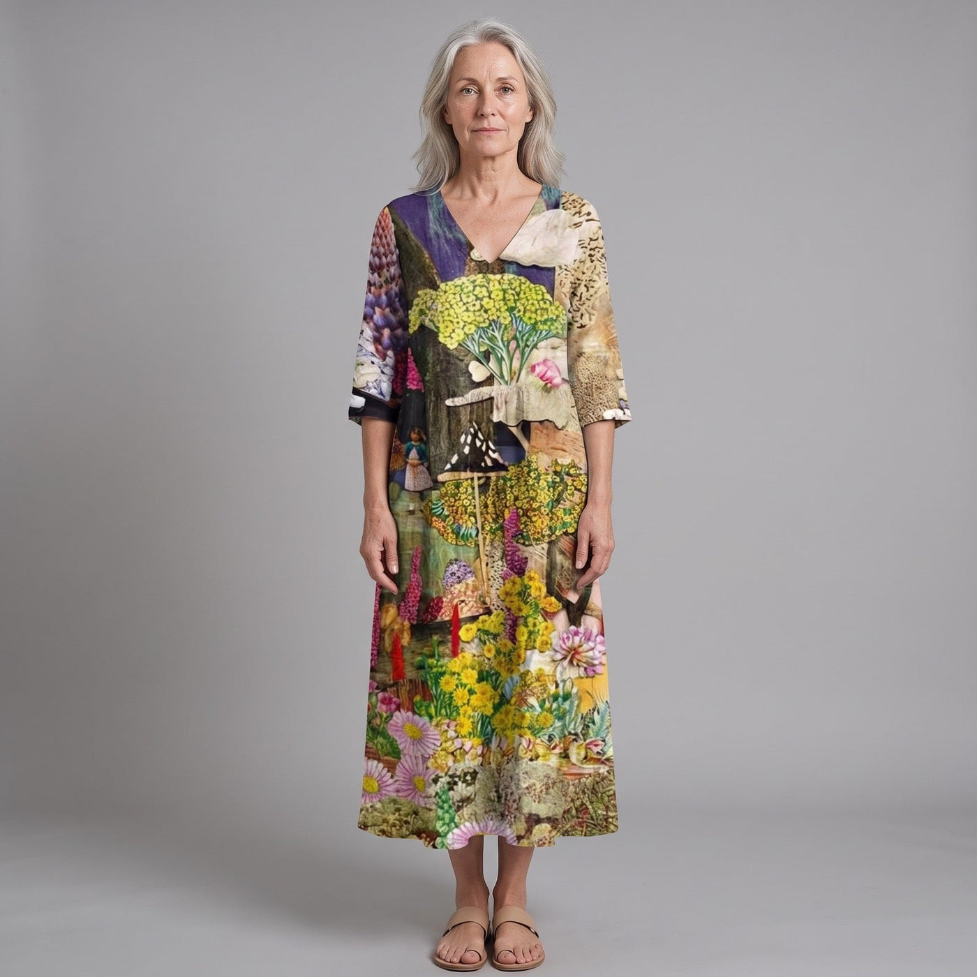 Genevieve | Floral Summer Midi Dress