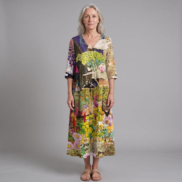 Genevieve | Floral Summer Midi Dress