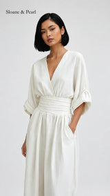 Lavonne | Elegant Flowing Jumpsuit