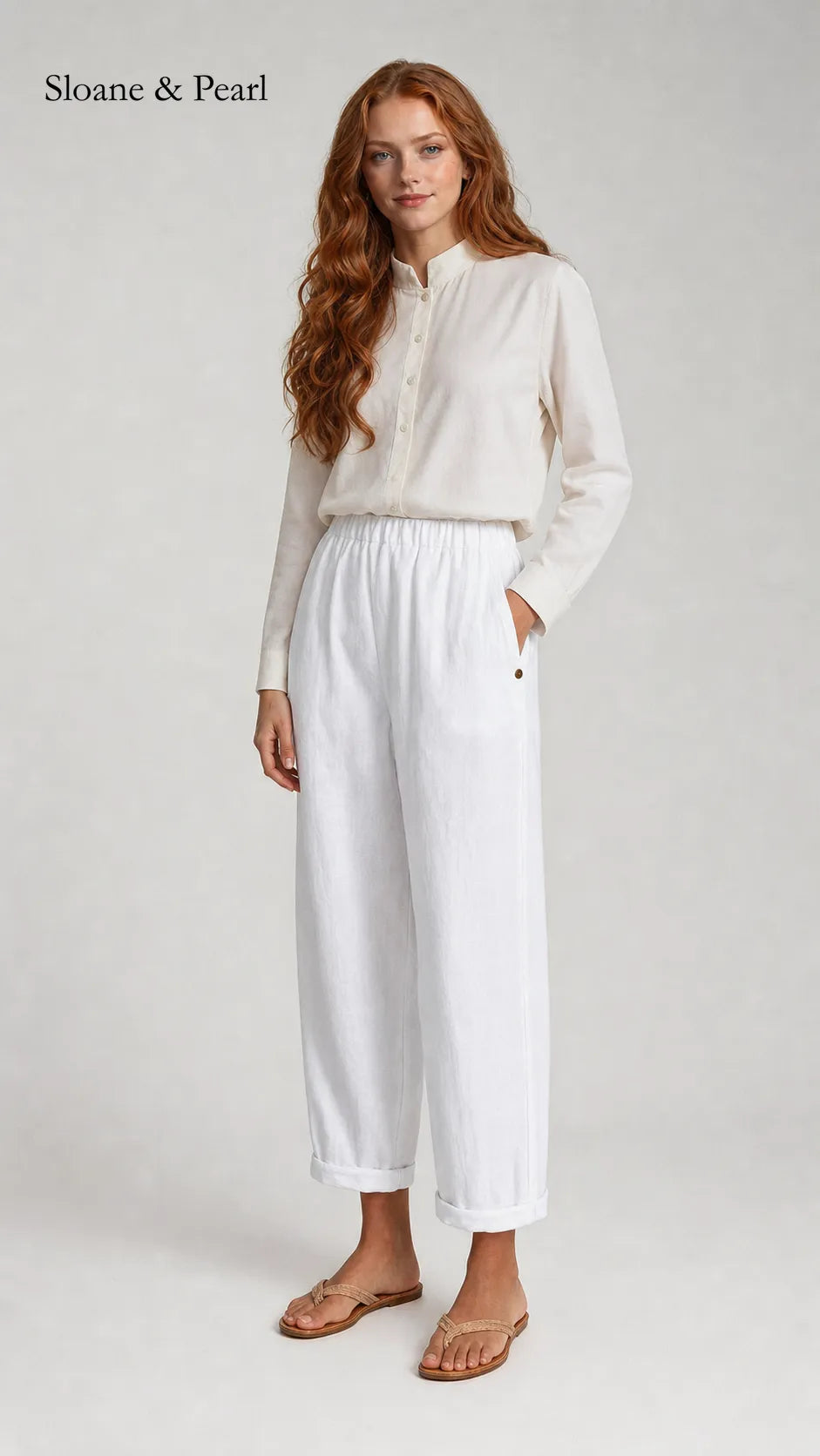 Julia | Airy Linen Trousers