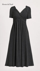 Jessalyn | Elegant Flattering Midi Dress