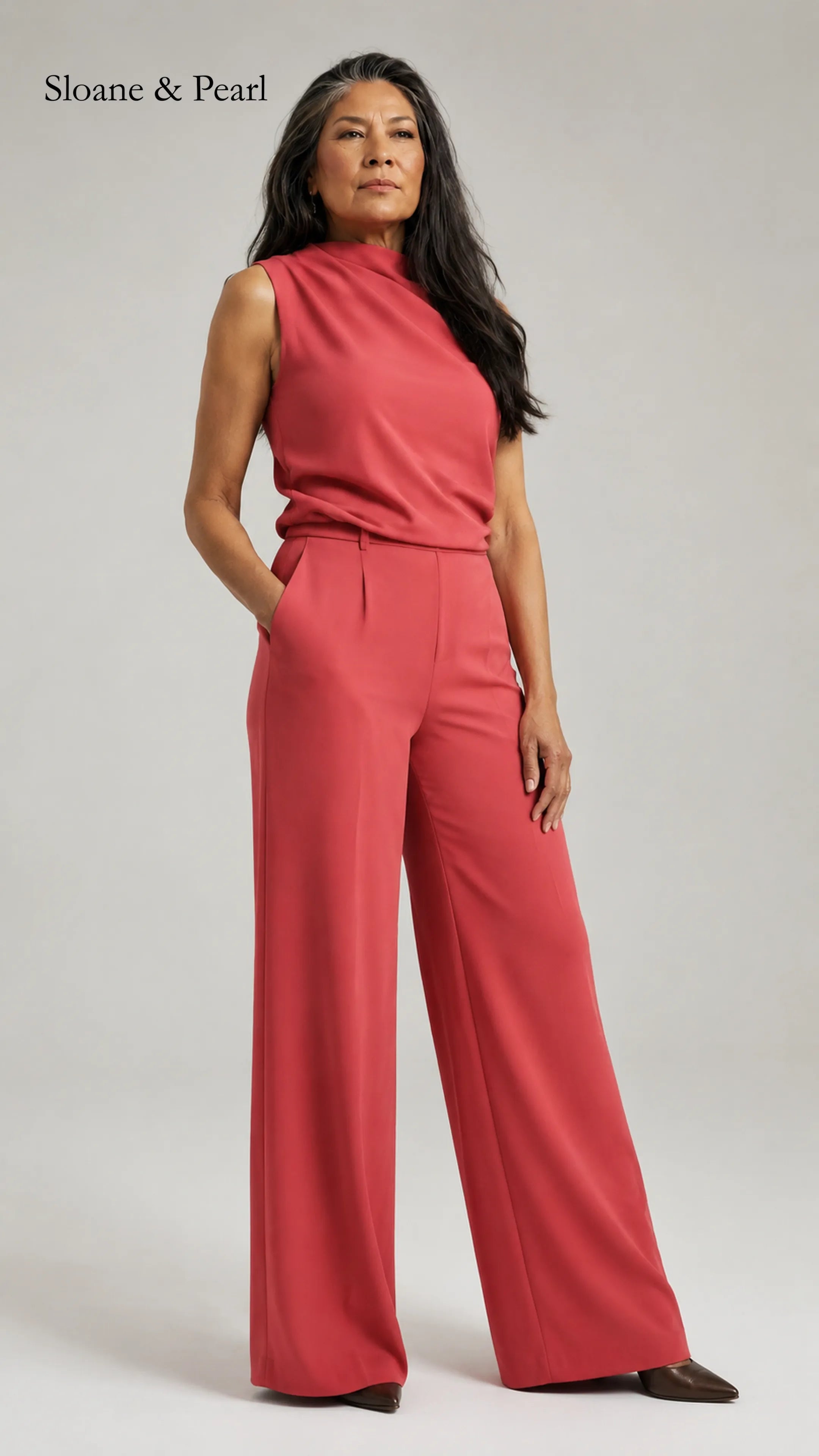Valborg | Sleeveless Wide-Leg Jumpsuit