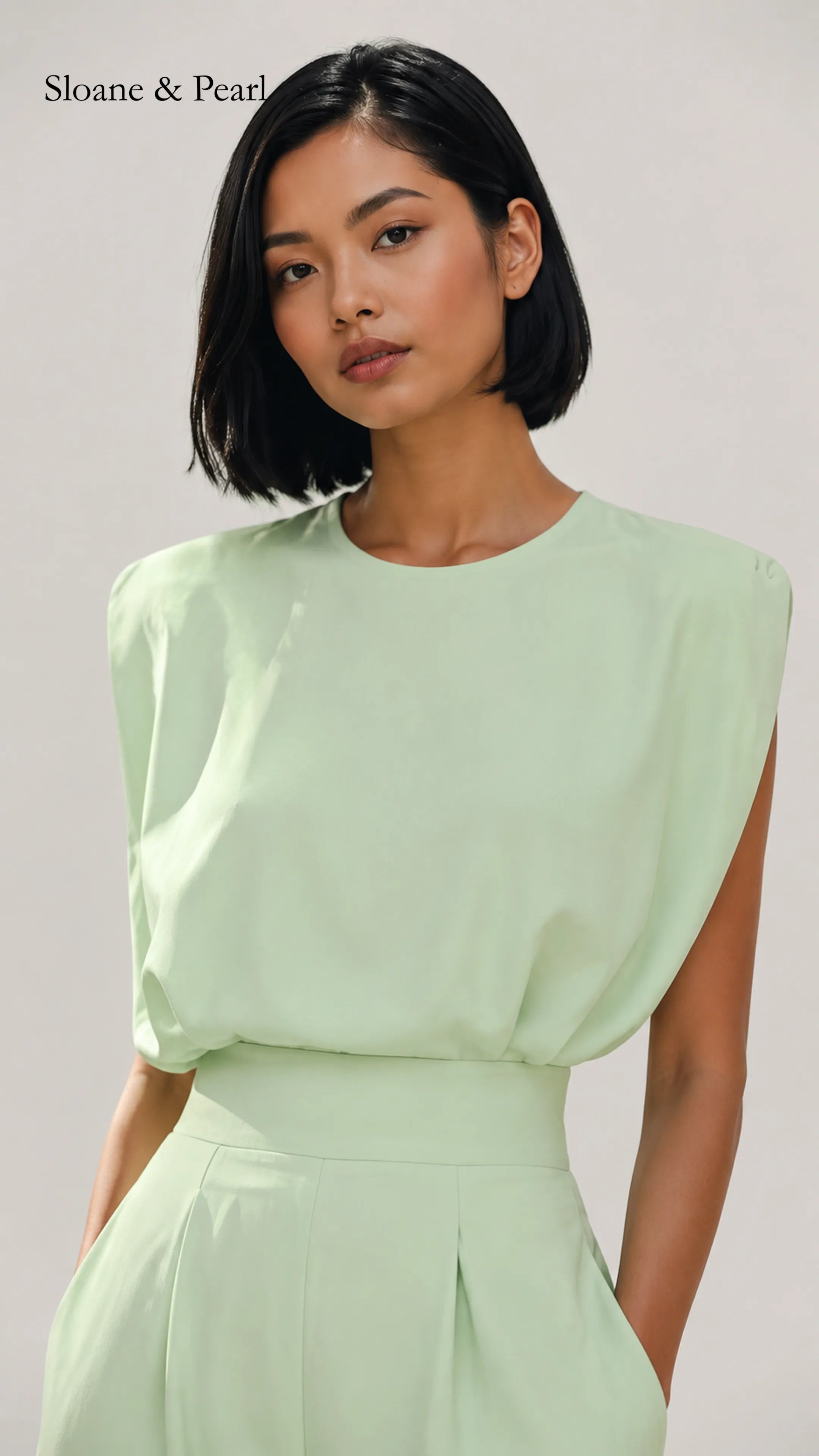 Kristina | Belted Fluid Jumpsuit