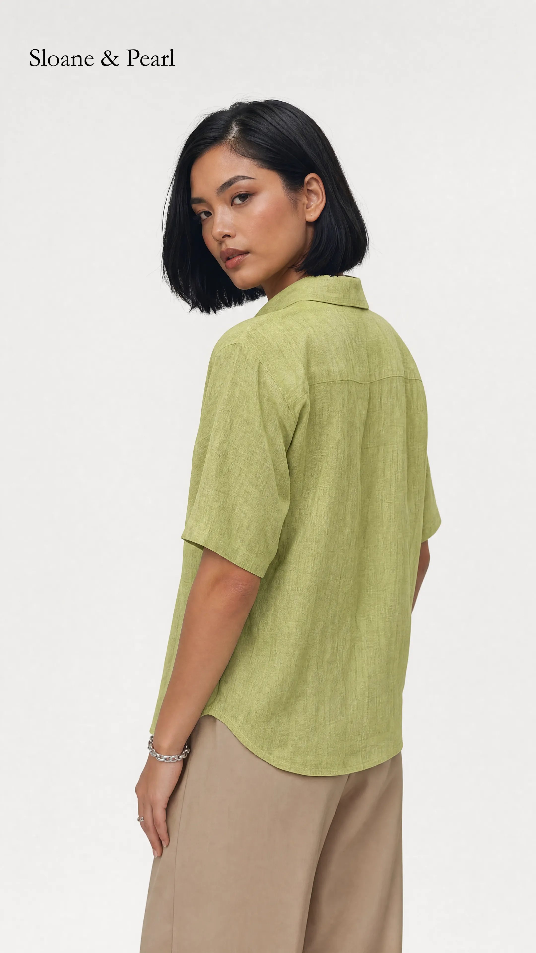 Celia | Collar Button-Down Blouse