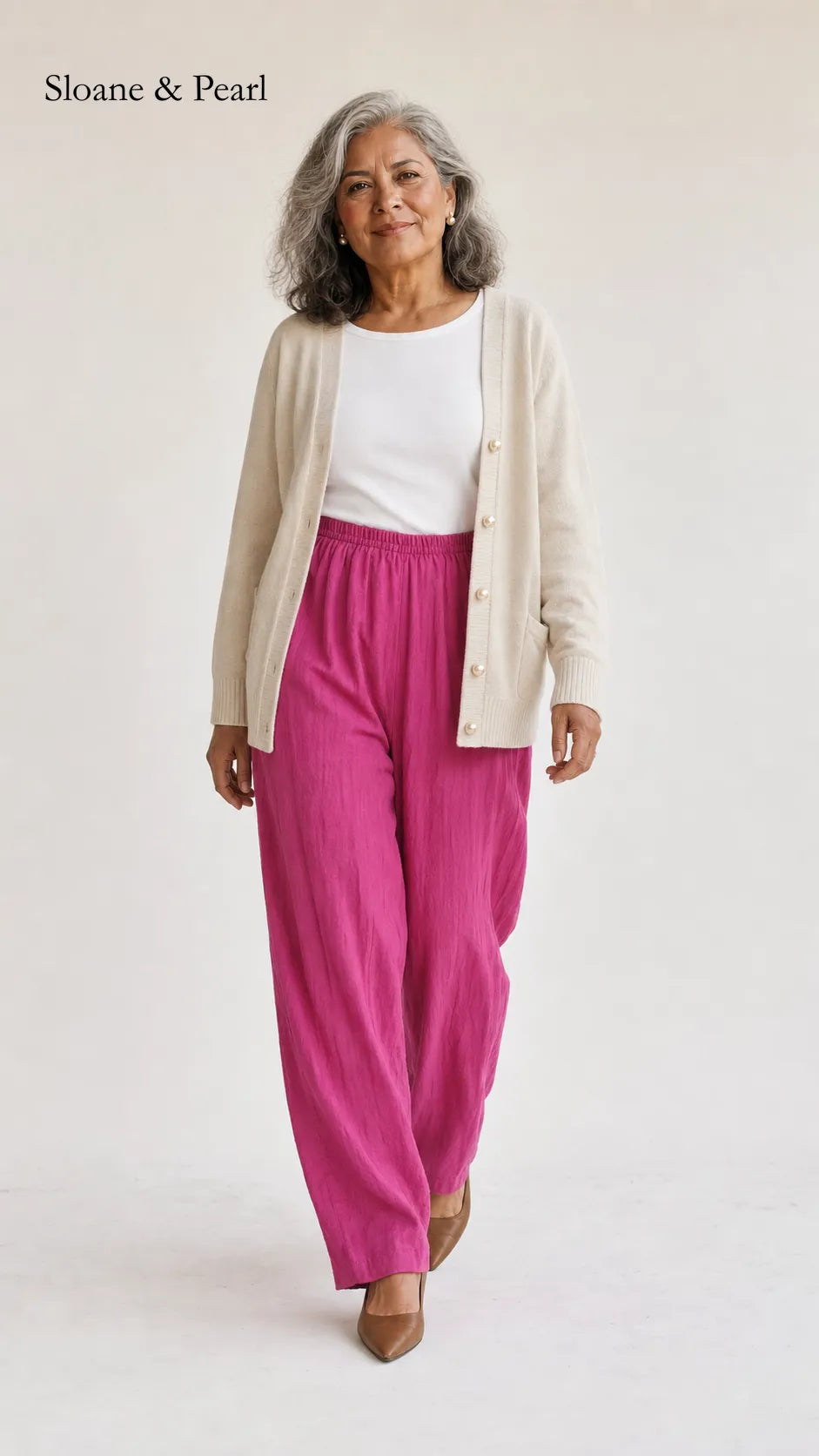 Adalyn | Airy Cotton-Linen Trousers