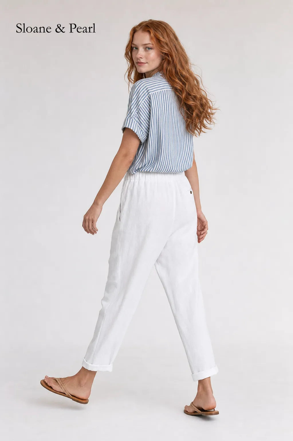 Julia | Airy Linen Trousers