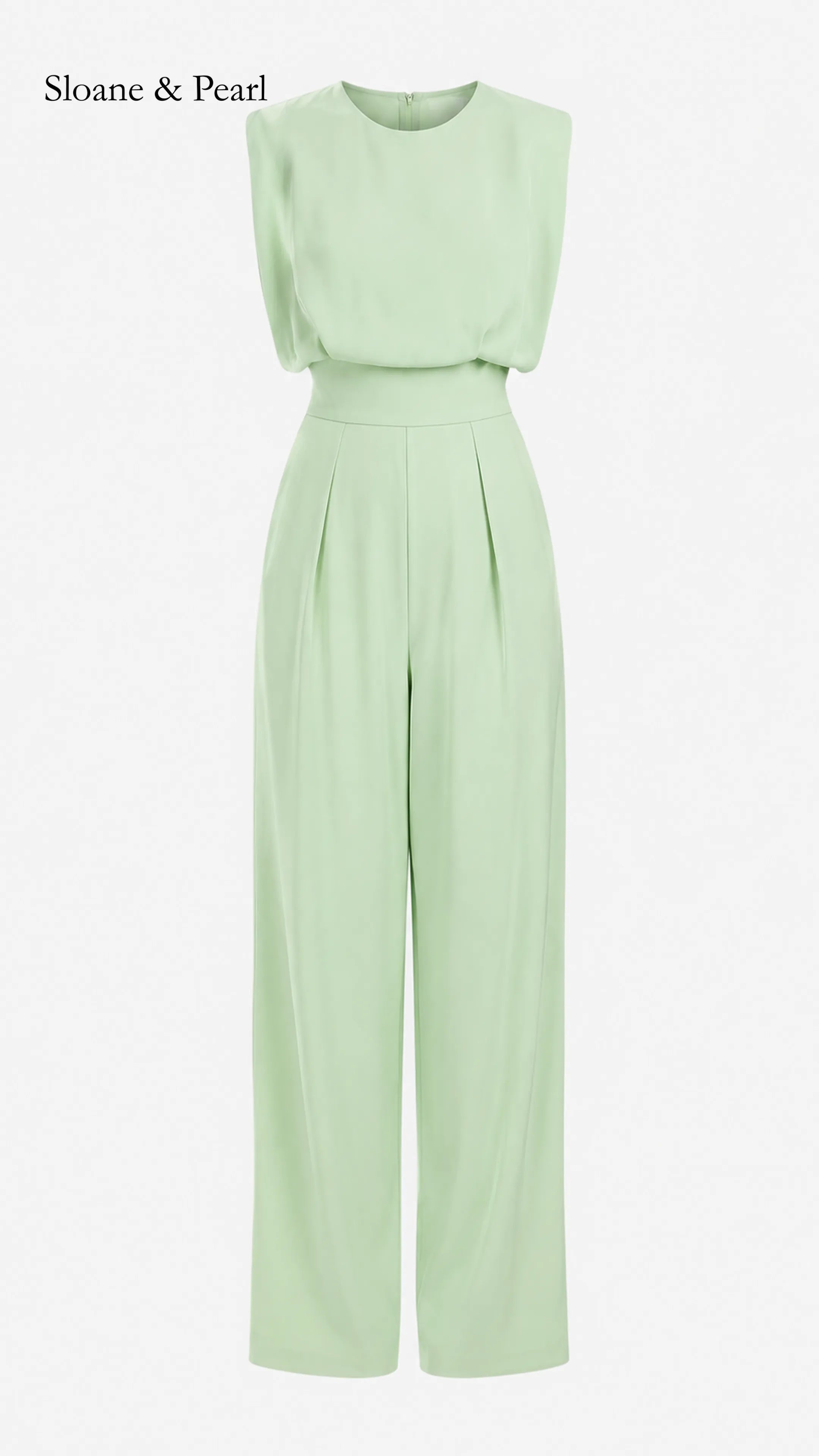 Kristina | Belted Fluid Jumpsuit