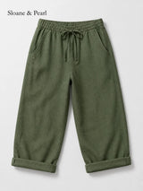 Oaklynn | Cotton Linen Relaxed Shorts