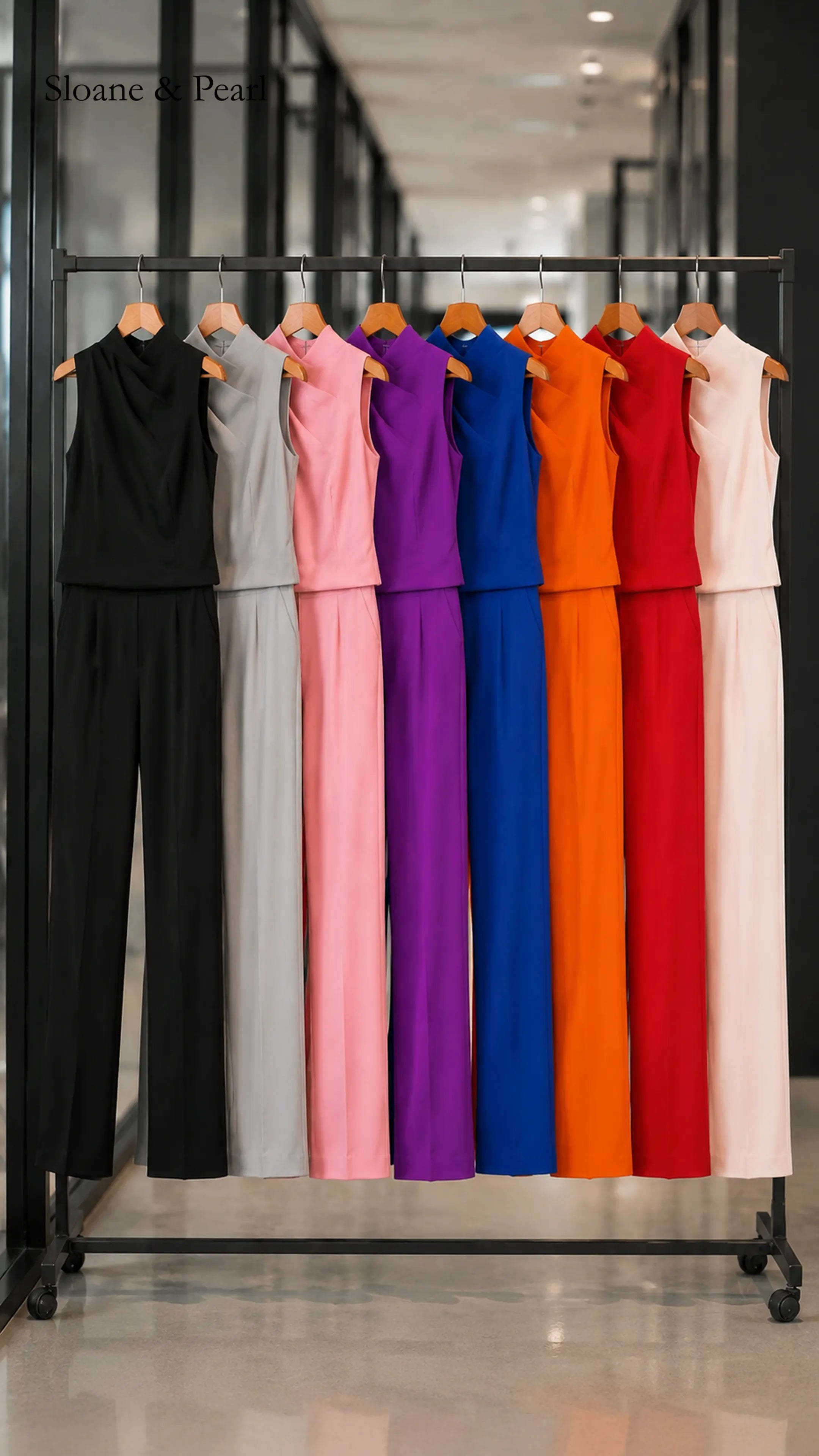 Valborg | Sleeveless Wide-Leg Jumpsuit