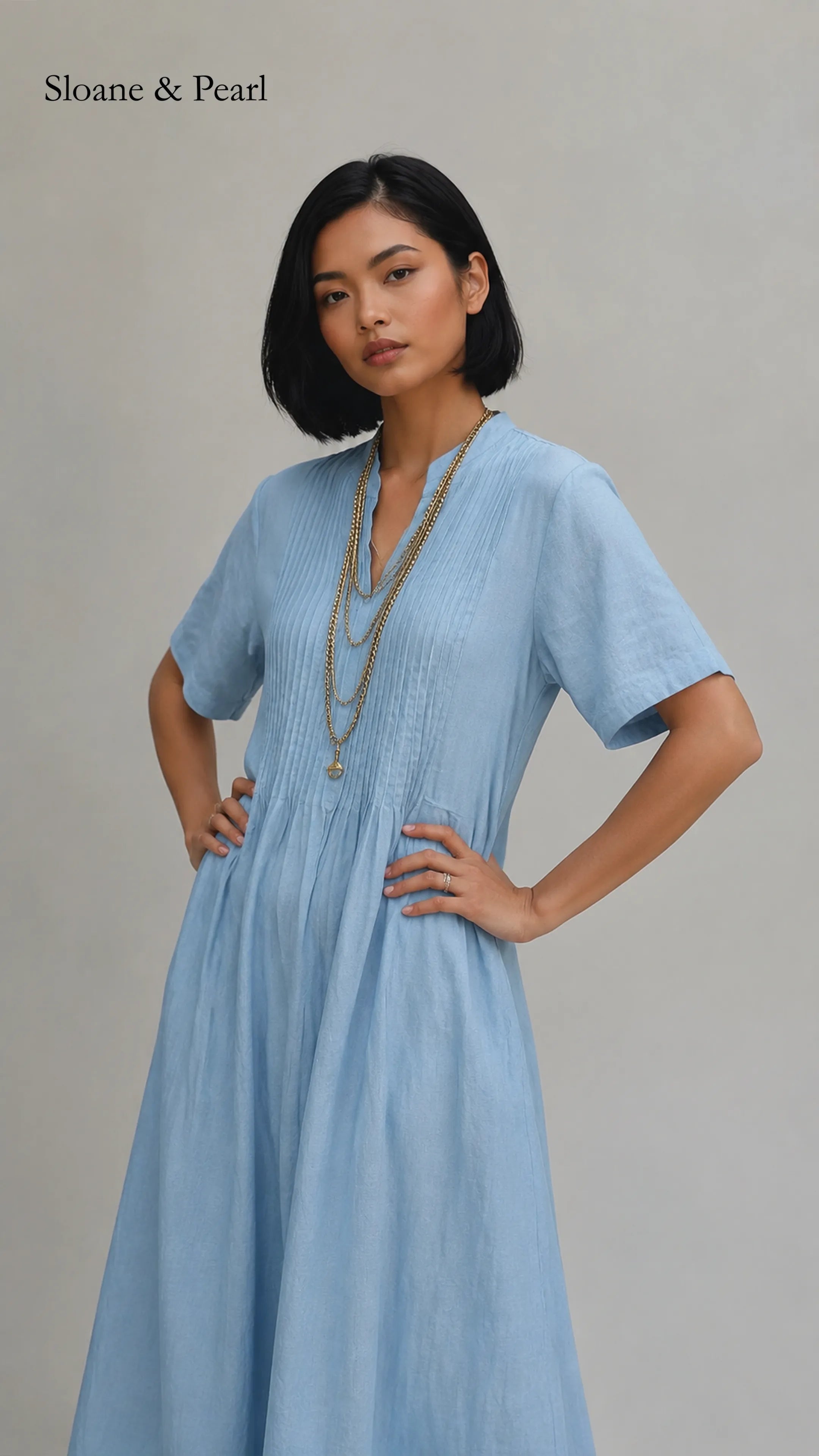 Oaklee | Pleated Dress