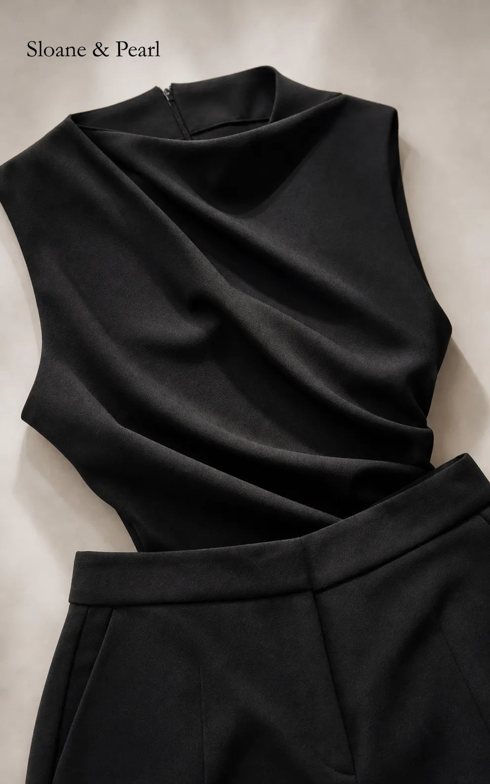 Valborg | Sleeveless Wide-Leg Jumpsuit