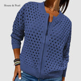Pearly | Premium Knitted Zip Cardigan