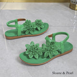 Tyson | Floral Flat Sandal