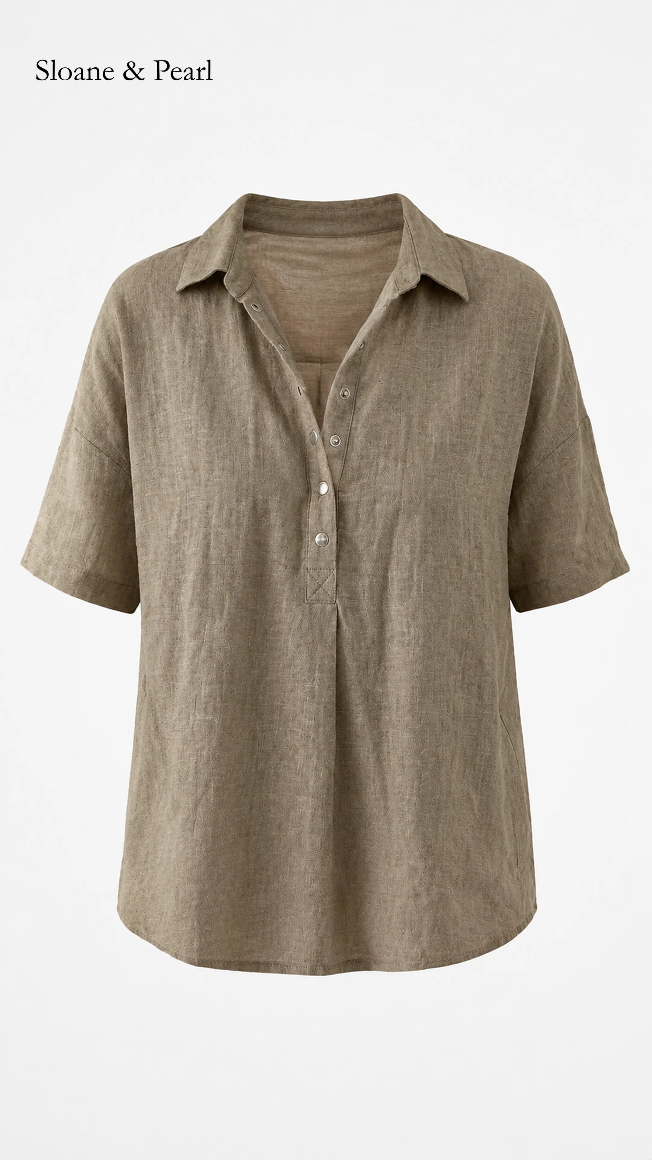 Celia | Collar Button-Down Blouse