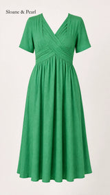 Jessalyn | Elegant Flattering Midi Dress