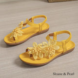 Tyson | Floral Flat Sandal