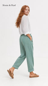 Julia | Airy Linen Trousers