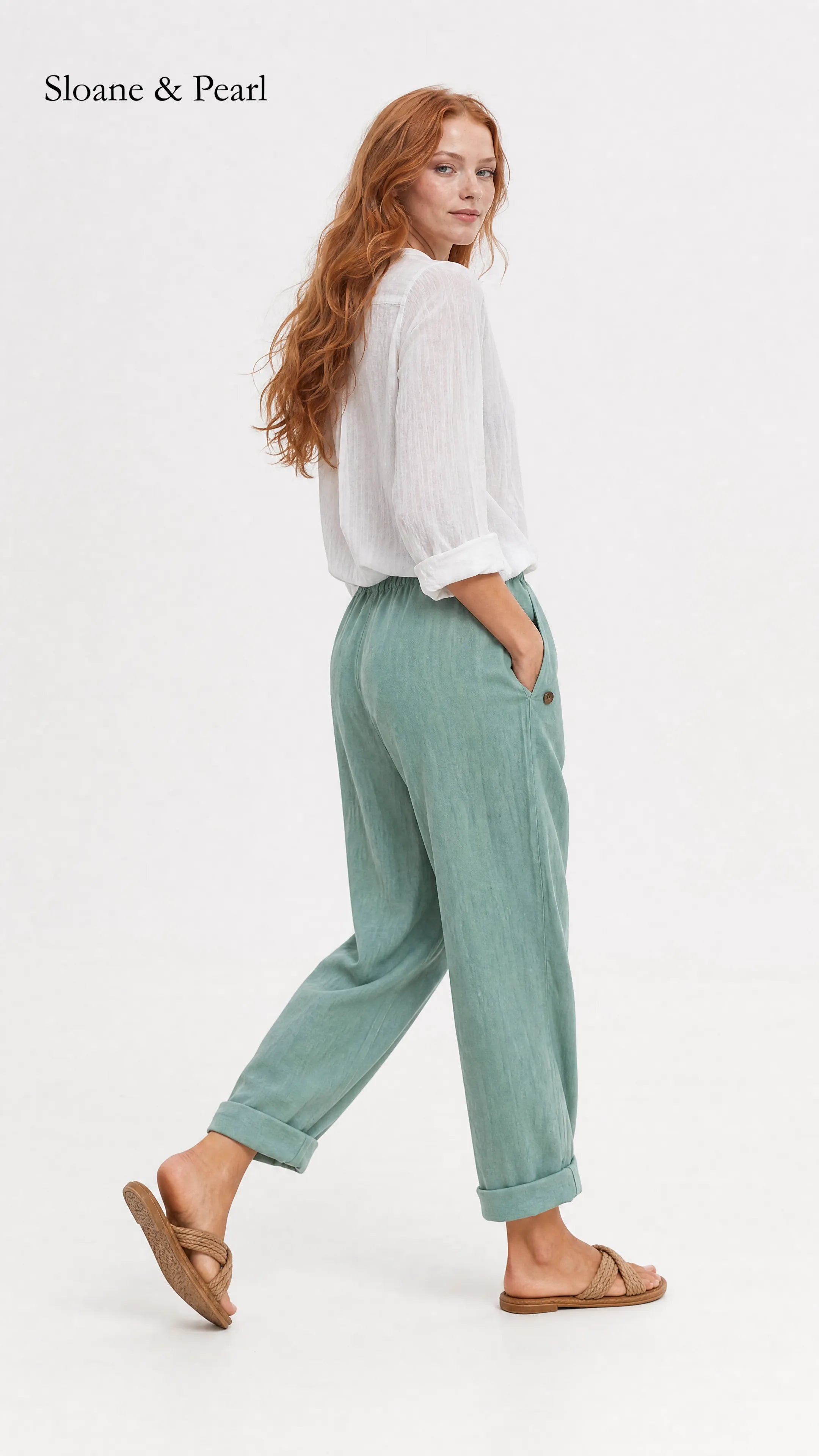Julia | Airy Linen Trousers