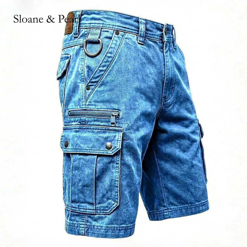 Mario | Functional Denim Cargo Short