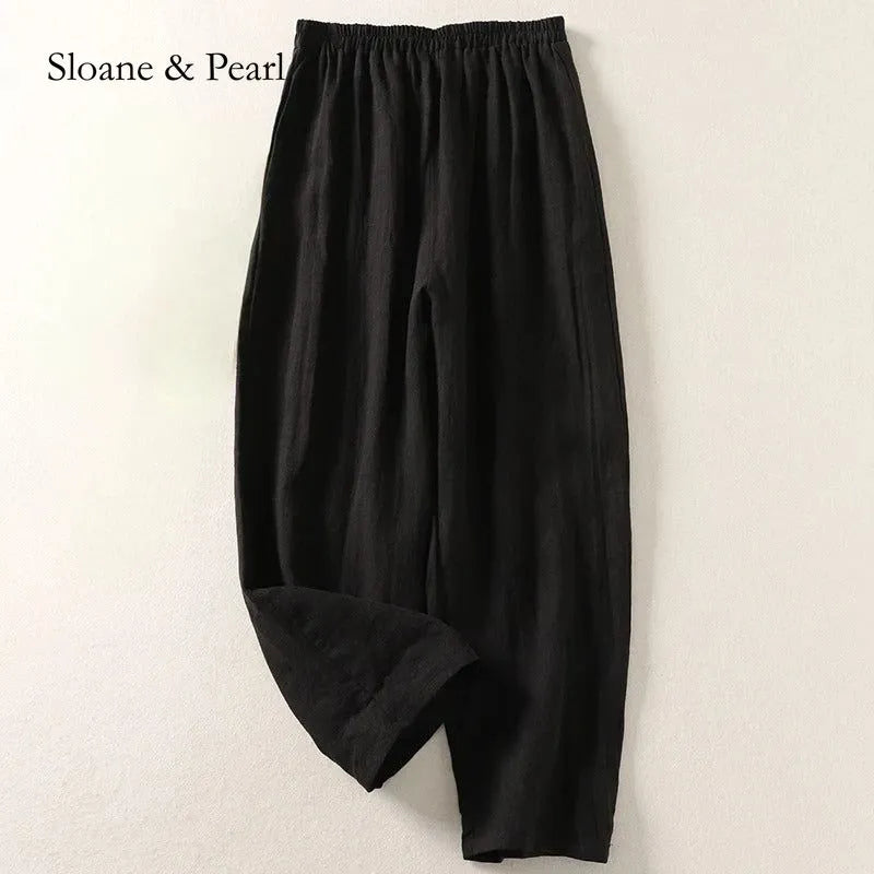 Adalyn | Airy Cotton-Linen Trousers