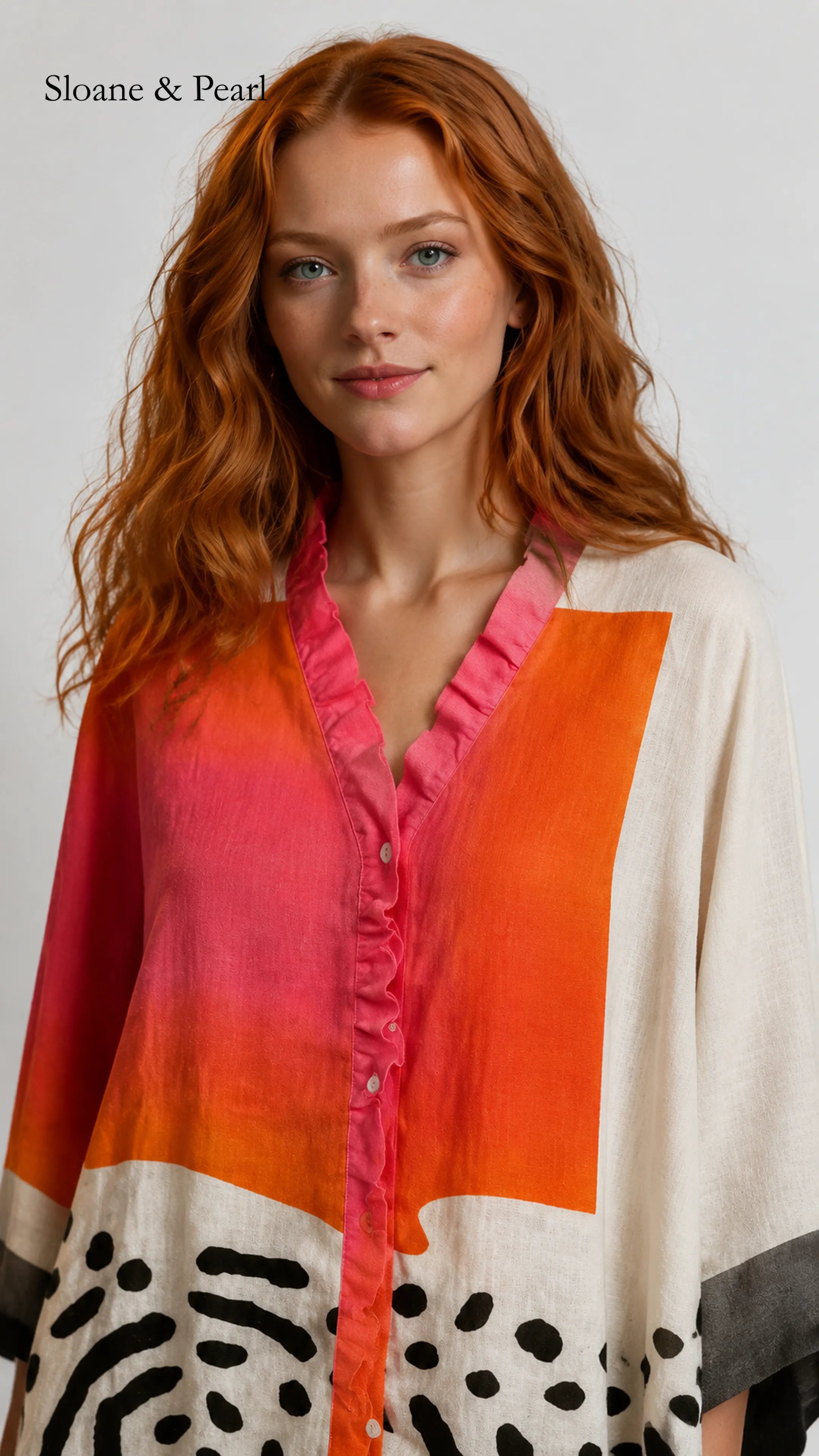 Olive | Luminous Printed Blouse